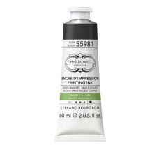 Фарба гравюрна Charbonnel Water Washable Printing Ink 60 мл, Black 55981
