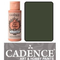 Краска по ткани Cadence Style Matt Fabric Paint, 59 мл, Зеленый камуфляж