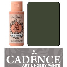 Краска по ткани Cadence Style Matt Fabric Paint, 59 мл, Зеленый камуфляж