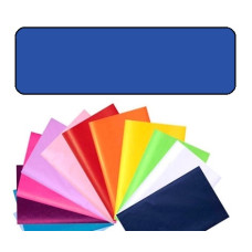 Папір обгортковий тишею однотонний Folia Tissue Paper 20 г/м2, 50x70 см, 13 аркушів, №34 Dark blue Темно-синій