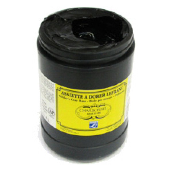 Поліментна глина для золочення чорна Black gilders clay base 1000 мл