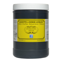 Полиментная глина для золочения черная Black gilders clay base 1000 мл