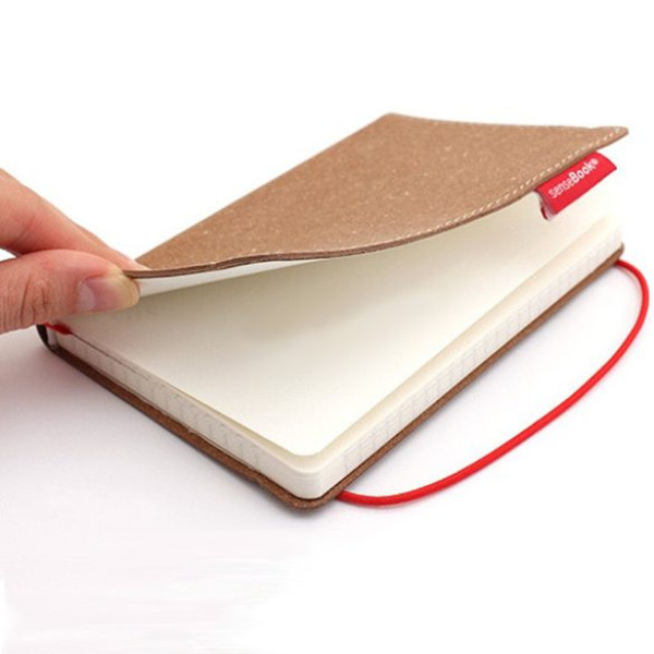 Блокнот Transotype Sense Book Red Rubber L, 20,5х28,5 см, 135 страниц, чистые листы