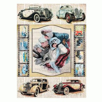 Декупажна карта на рисовому папері Cadenсe Rice Paper А4 Decoupage А4 №208