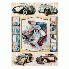 Декупажна карта на рисовому папері Cadenсe Rice Paper А4 Decoupage А4 №208