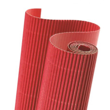 Картон гофрований Folia Corrugated board E-Flute, 50x70 см, № 20 Темно-червоний
