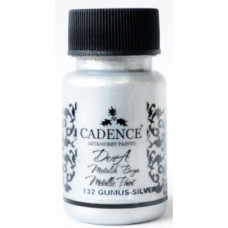 Акриловая краска Cadence Dora Metallic, 50 мл, Серебро