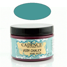 Крейдяна акрилова фарба Cadence Very Chalky Home Decor, 150 мл, Зелений атлантик