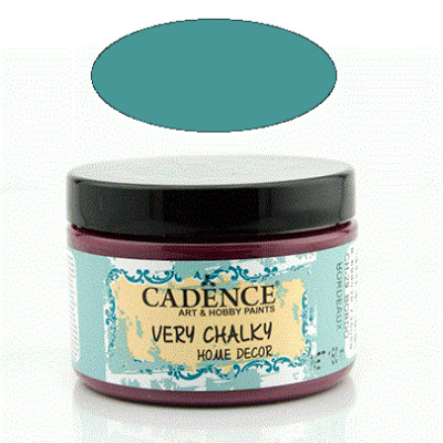 Крейдяна акрилова фарба Cadence Very Chalky Home Decor, 150 мл, Зелений атлантик
