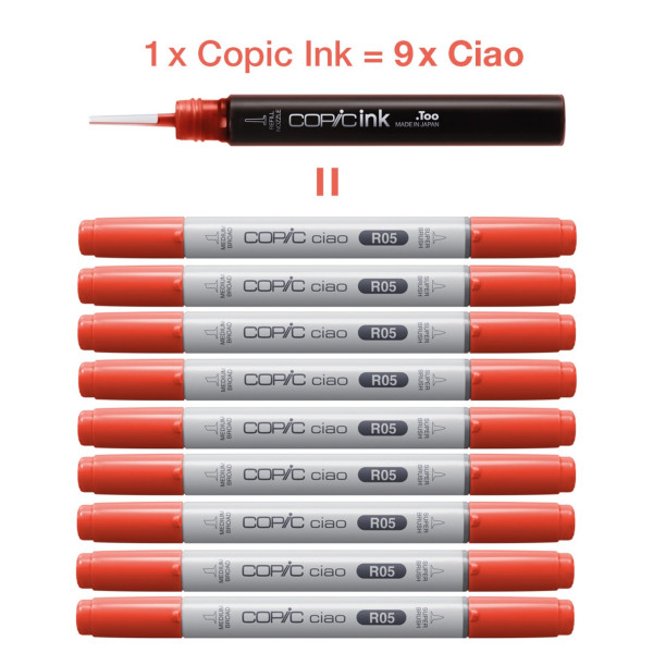 Чорнило для заправки маркерів Copic Ink B-39 Prussian blue Фіолетово-синій, 12 мл