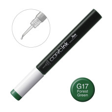 Чернила для заправки маркеров Copic Ink G-17 Forest green Зеленые листья, 12 мл