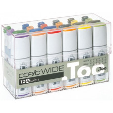 Маркери Copic, WIDE Set A у наборі 12 шт + 12 чорнила арт 3007501