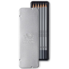Набор графитных карандашей Winsor Graphic pensil, 6 шт (B2,4,6,8,HB,2H)