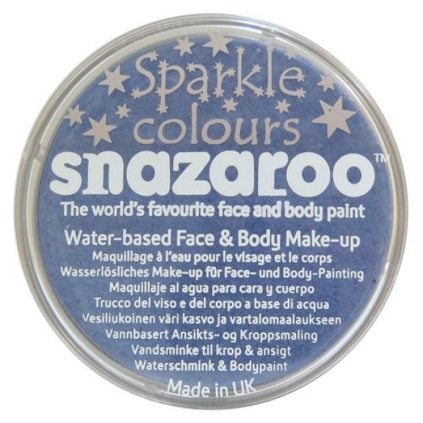 Фарба для гриму Snazaroo перламутова Sparkle 18 мл, Blue (Синій)