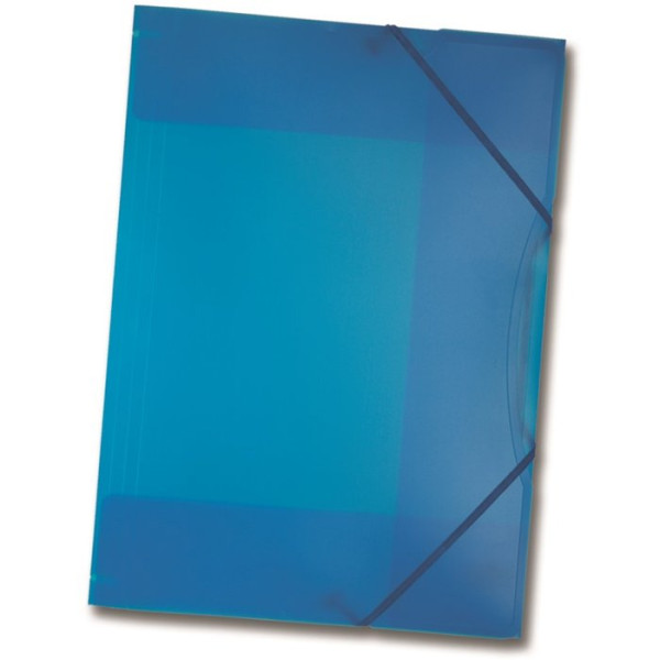Папка пластикова Folia Plastic A3, Transparent Blue (прозоро-блакитна) арт. 6994