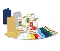 Заготовка для открытки прямоугольная Folia Cards, 220 г/м2, 10,5x21 см, № 14 Banana yellow Бананово-желтый
