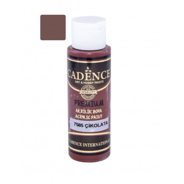 Акрилова фарба Cadence Premium Acrylic Paint 70 мл Шоколадний
