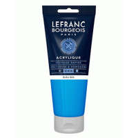 Акрилова фарба Lefranc Fine Acrylic Color 200 мл, 067 Royal blye Королівський синій
