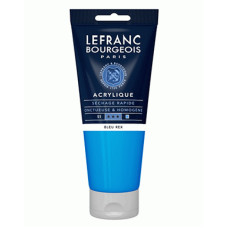 Акрилова фарба Lefranc Fine Acrylic Color 200 мл, 067 Royal blye Королівський синій