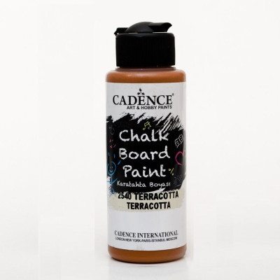 Фарба для створення крейдових дощок Cadence Chalk Board Paint, 120 мл, Теракота