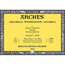 Альбом для акварелі Arches крупнозернистий Arches Rough Grain 185 гр/м2 18x26 см 20 аркушів арт 1795077