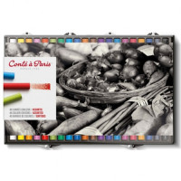 Набор пастельных мелков Conte мягкие Soft Pastel,40 шт