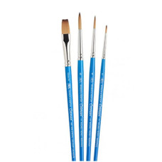 Набор кистей Winsor синтетика Ser. Cotman Brushes 4.1 кр.№1,4,6, п.№10