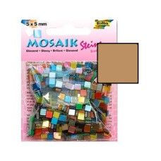 Мозаика Folia Gloss, 45 г/м2, 5x5 мм, 700 шт, № 75 Deep brown Темно-коричневая