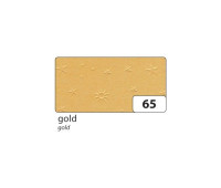Картон с тиснением Звездочки Folia Textured Card Star Design, 220 г/м2, 50х70 см - №65 Золото