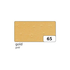 Картон із тисненням Зірочки Folia Textured Card Star Design, 220 г/м2, 50х70 см - №65 Золото