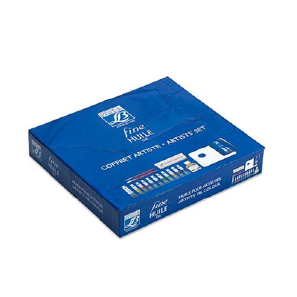 Масляні фарби набір Fine Oil Set "DISCOVERY" 10х20 мл+ доп.білила, кисті, палітра, розріджувач