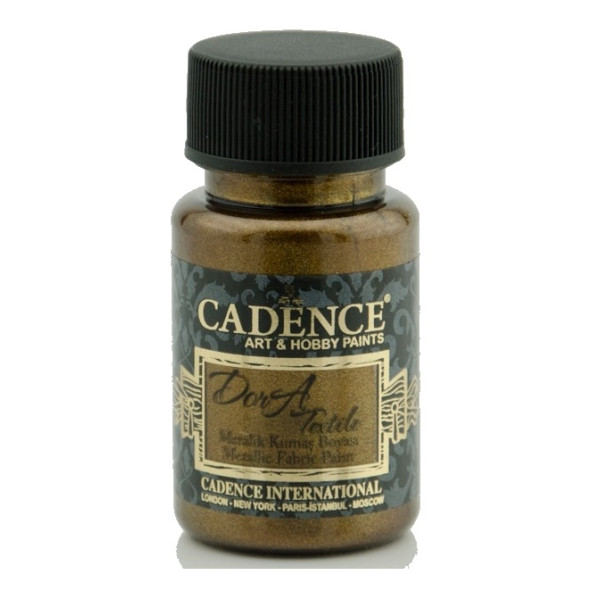 Фарба по тканині Cadence Dora Textil Metallic Fabric Paint 50 мл Арагоніт