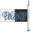 Акриловый маркер Copic Acrea Paint Marker 0,8 мм, 024 Indigo Blue (Синий индиго)