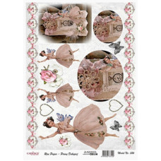 Декупажная карта на рисовой бумаге Rice Paper Decoupage Cadence, №426