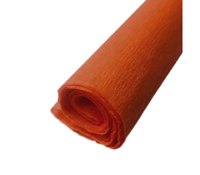 Крепон Folia Crepe paper 50x250 см, 32 г/м2, № 109 Light orange Светло-оранжевый