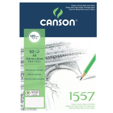 Альбом для малюнка Canson 1557 Croquis 120 г/м2 A5, 50 аркушів