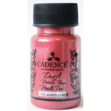 Акриловая краска Cadence Dora Metallic, 50 мл, Красный