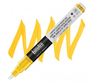 Акриловый маркер Liquitex, 2 мм, №830 Cadmium Yellow Medium Hue Кадмий желтый средний