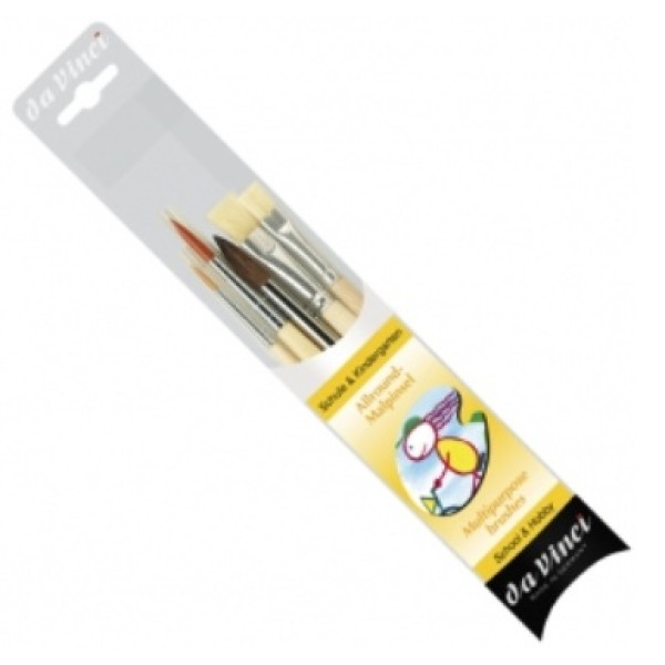 Кисти художественные набор универсальный daVinci Ser, 4213 SCHOOL PAINTING SET