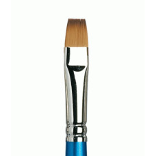 Кисть плоская зауженная синтетика Winsor Newton 555 Cotman Brushes, № 12