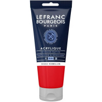 Краска акриловая Яркий красный Lefranc Fine Acrylic Color 80 мл, №396 S2, Bright red