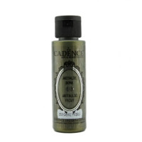 Акриловая краска с эффектом металлик Metallic Paint Cadence, 70 мл, Зеленый ореховый