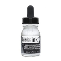 Пігментне чорнило Liquitex Artists Acrylic Inks, 30 мл, № 230 Iridesent bright Silver Срібло