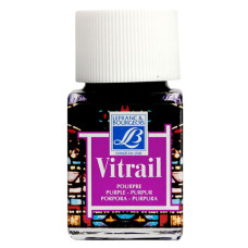 Вітражна фарба Vitrail 50 мл №350 Пурпурний