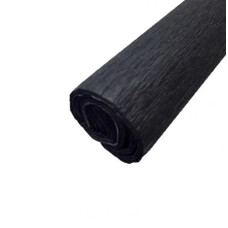 Крепон Folia Crepe paper 50x250 см, 32 г/м2 №199 Black Чорний