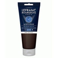 Акрилова фарба Lefranc Fine Acrylic Color 200 мл, 111 Van dyck brown Ван дайк коричневий