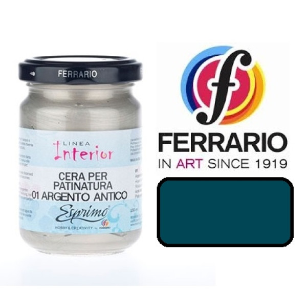 Водорастворимый воск для патинирования Ferrario № 006 Бирюза