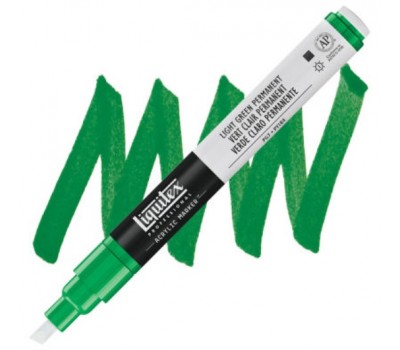 Акриловый маркер Liquitex, 2 мм, №312 Light Green Permanent Светло-зеленый перманентный