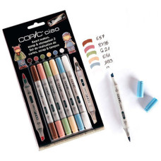 Набір маркерів Copic Ciao Scrap Stamping set 2, набір 5+1 лайнер