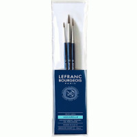 Набор кистей для акварели белка Lefranc Fine Squirrel Brushes (№ 2, 6, 10)